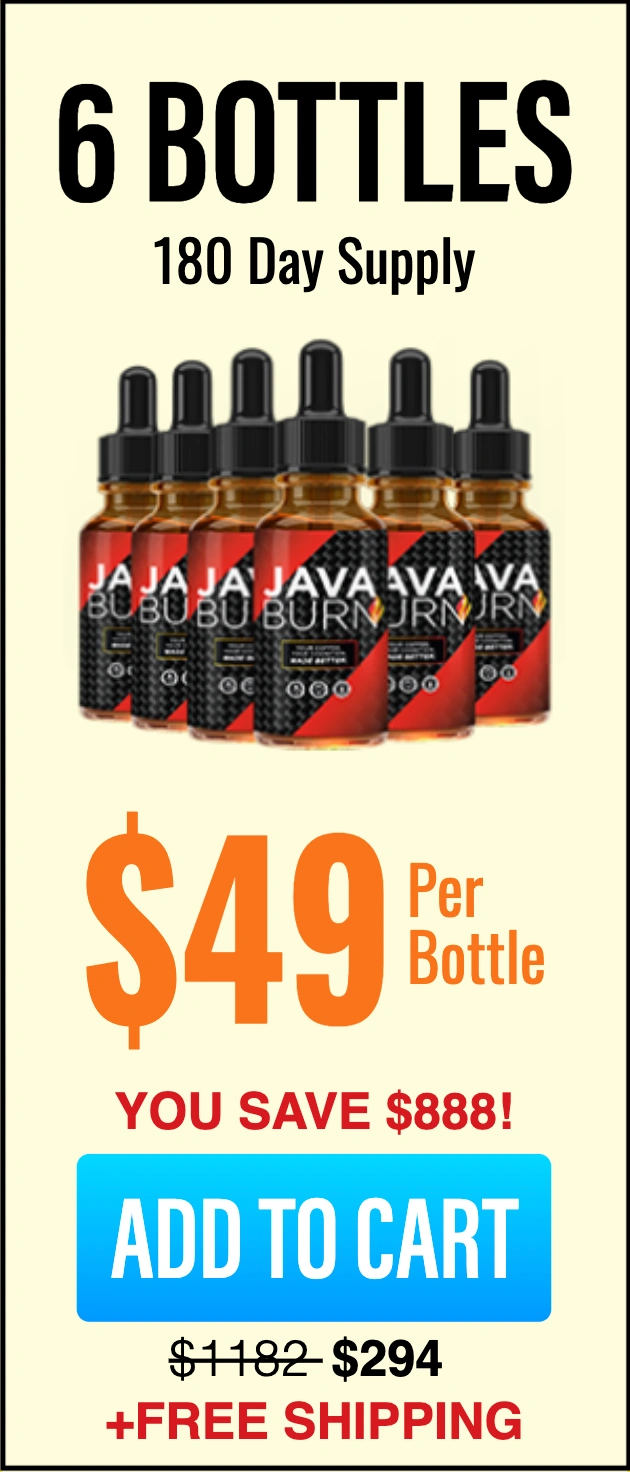 Java Burn 6 Bottle Price